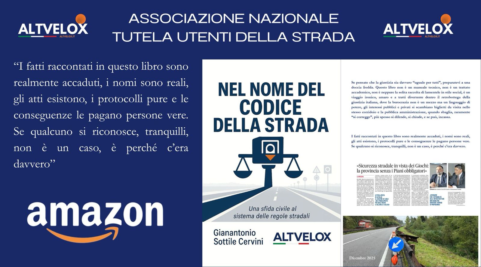 Nel Nome del Codice della Strada — copertina del libro con prefazione di Barbara La Rosa